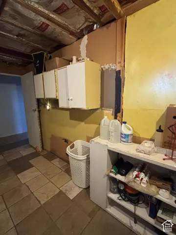 storage and laundry room