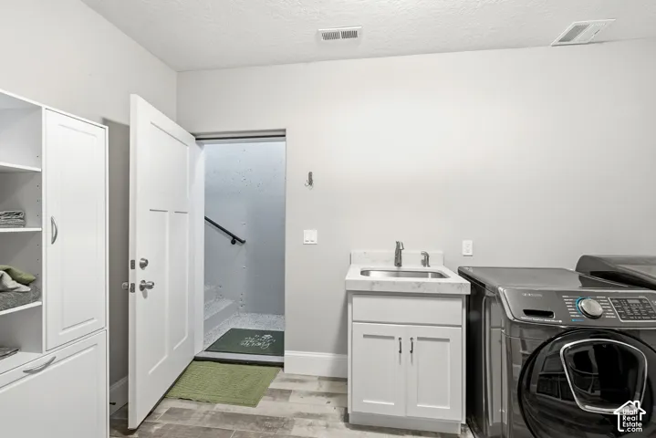 Lower level-ADU entrance into laundry room