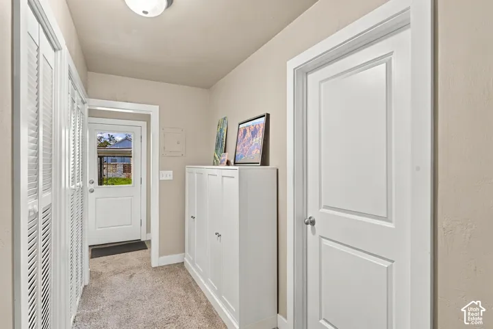 Entry from garage