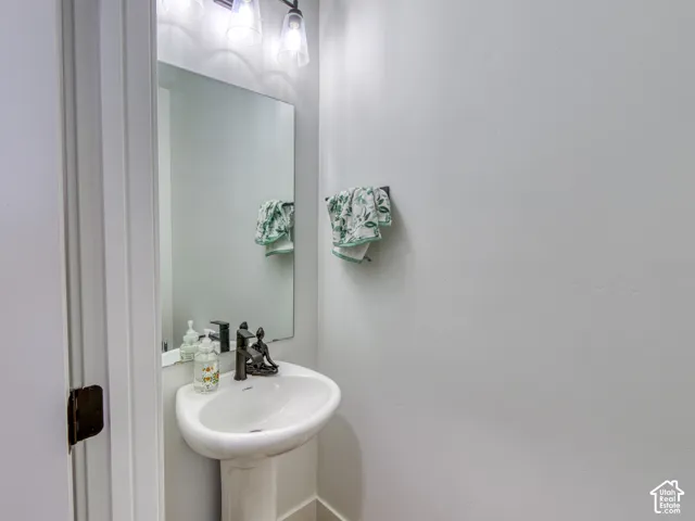 1/2 bathroom on main level