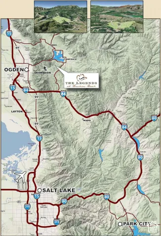 Property Location Map. Illustrating the regional topography and transit infrastructure surrounding the property