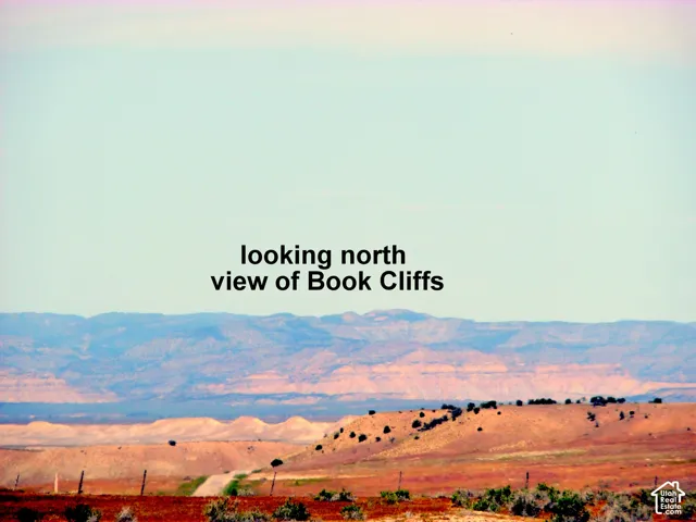 Prominent Book Cliffs mountain backdrop with expansive natural desert terrain