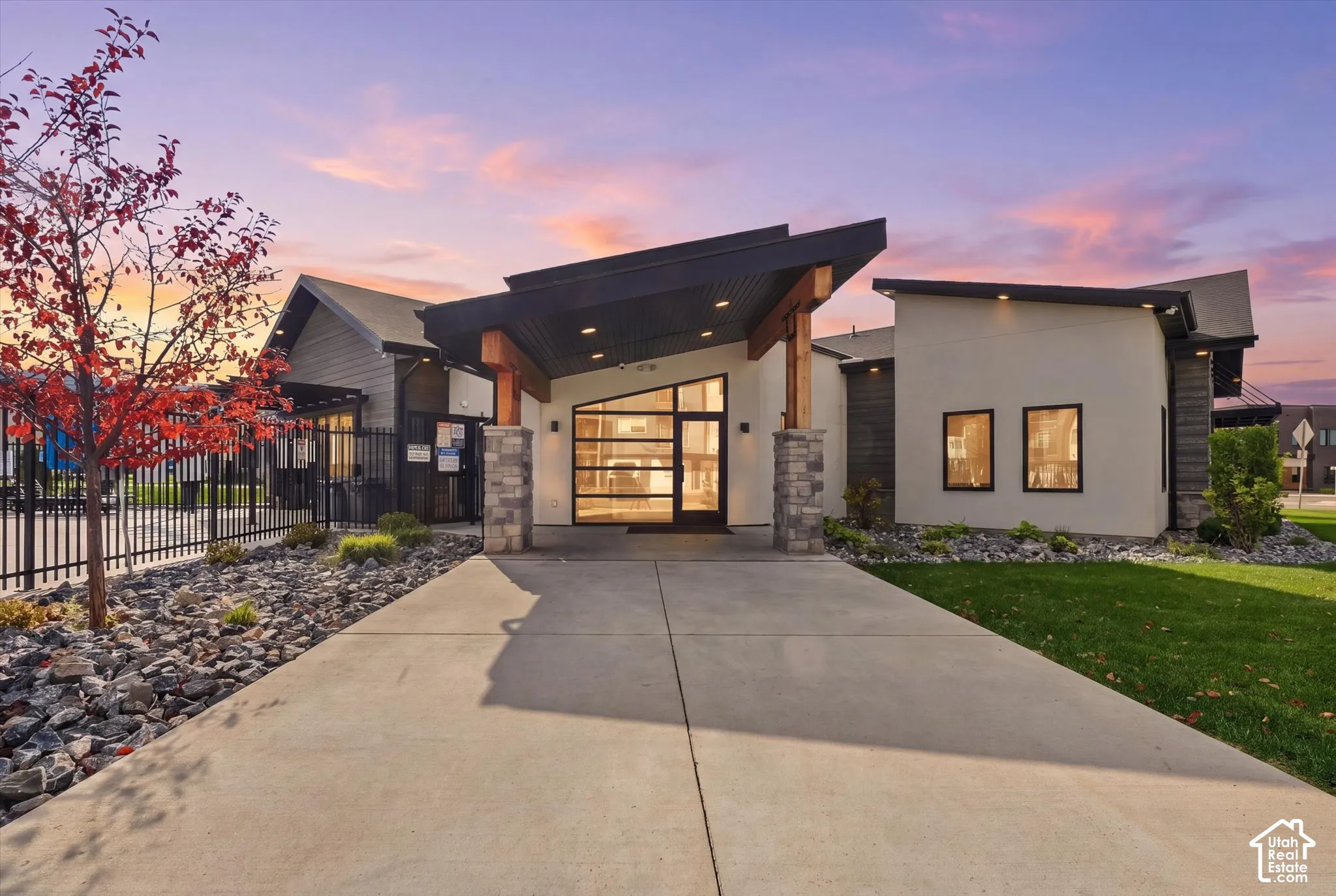 Entry to community club house