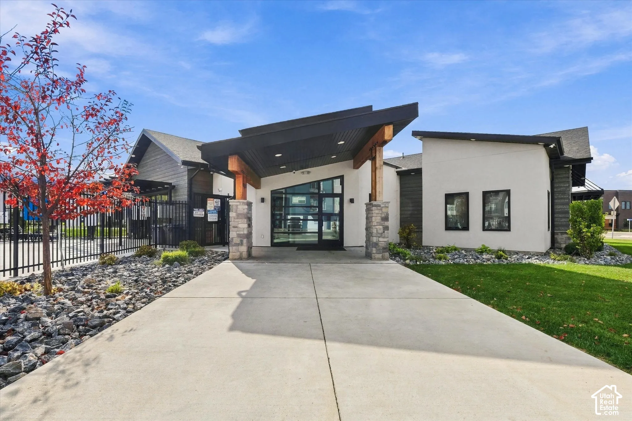 Entry to community club house