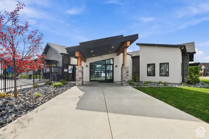Entry to community club house