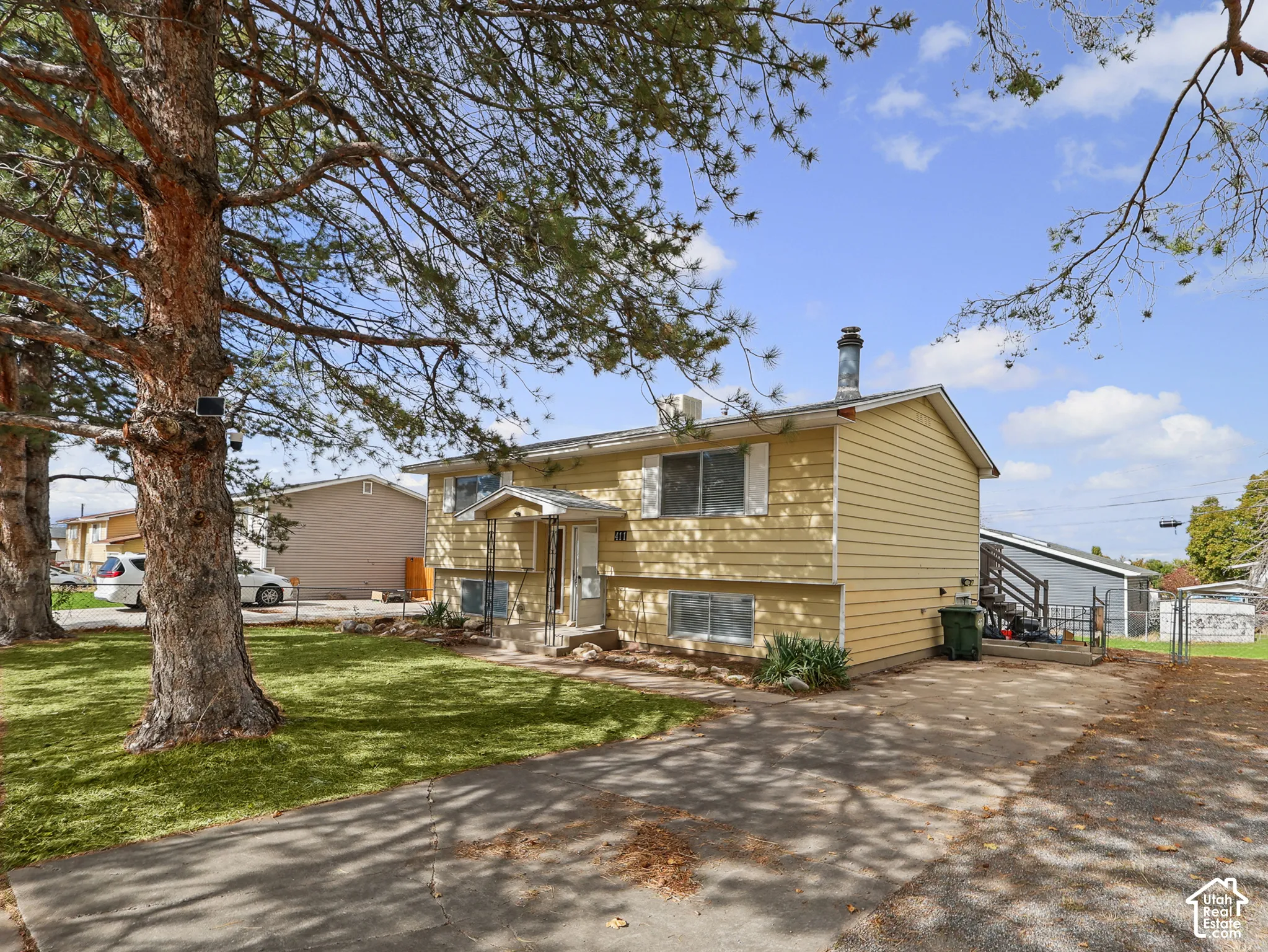 Driveway with RV Parking