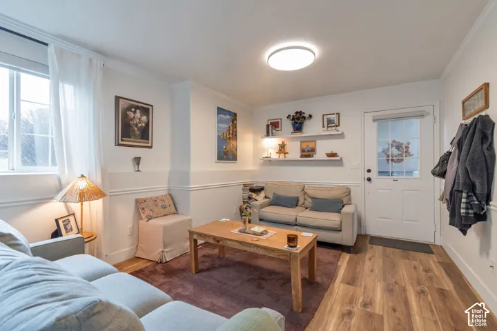 Laminated wood floors
