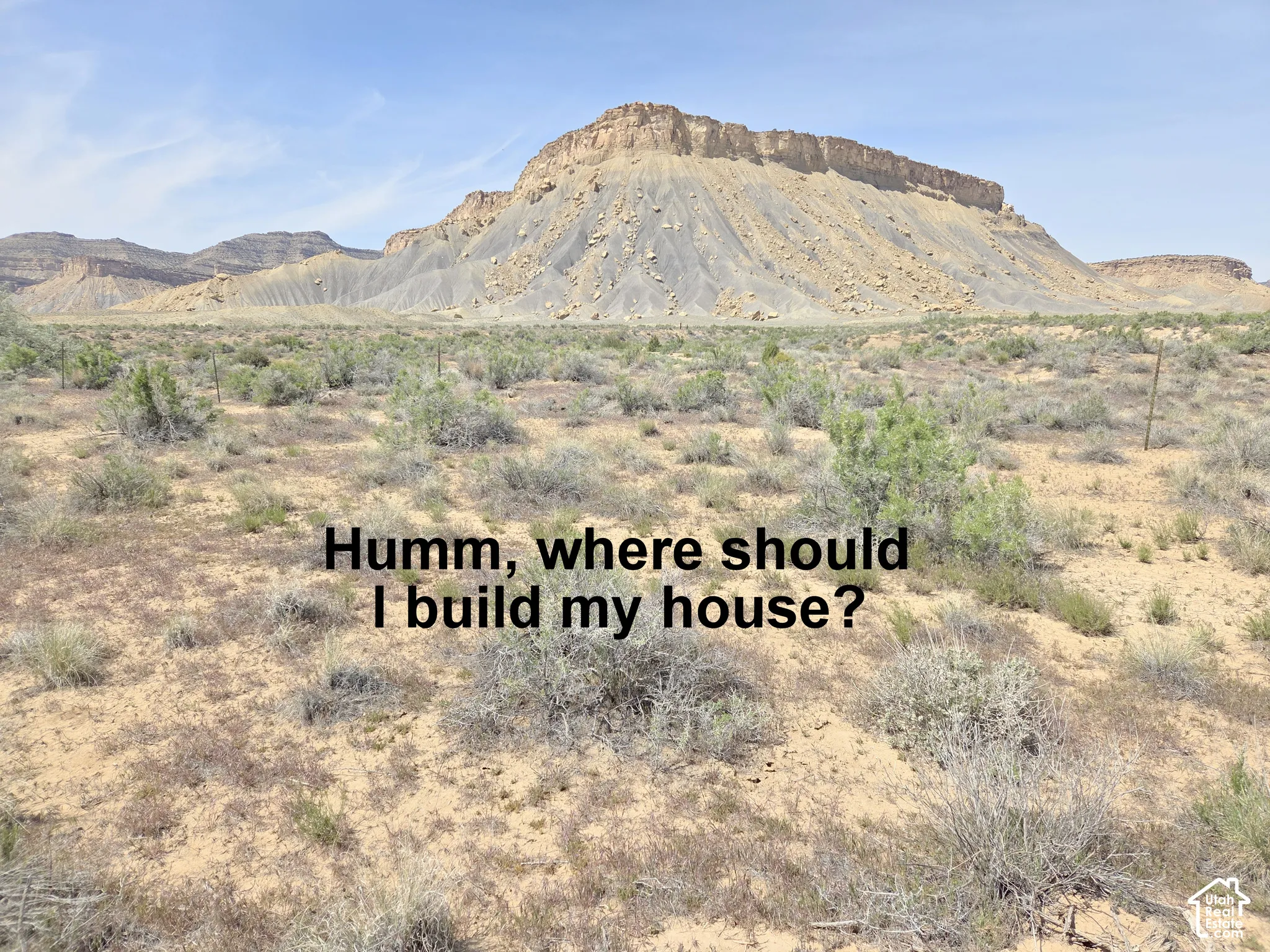 Lots of flat land on this property, great locations to build your home.