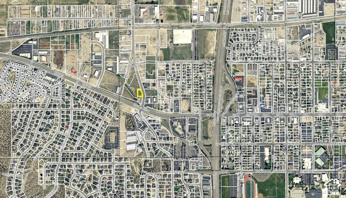 Aerial Plat Map. High-altitude orthophotograph illustrating the boundaries and location of the property