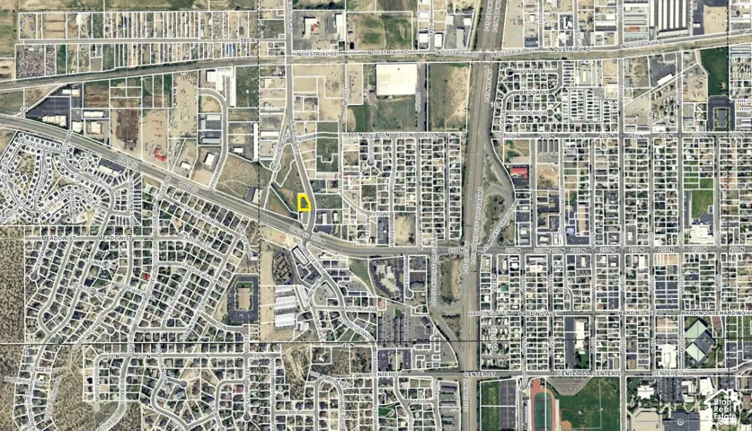 Aerial Plat Map. High-altitude orthophotograph illustrating the boundaries and location of the property