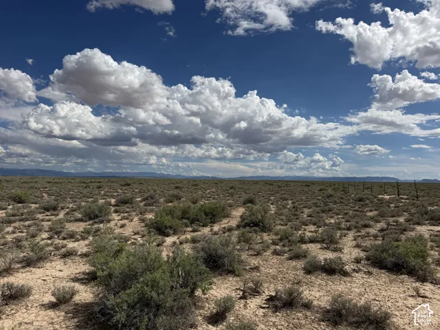 Expansive desert acreage featuring natural vegetation and distant mountain silhouettes under an open sky