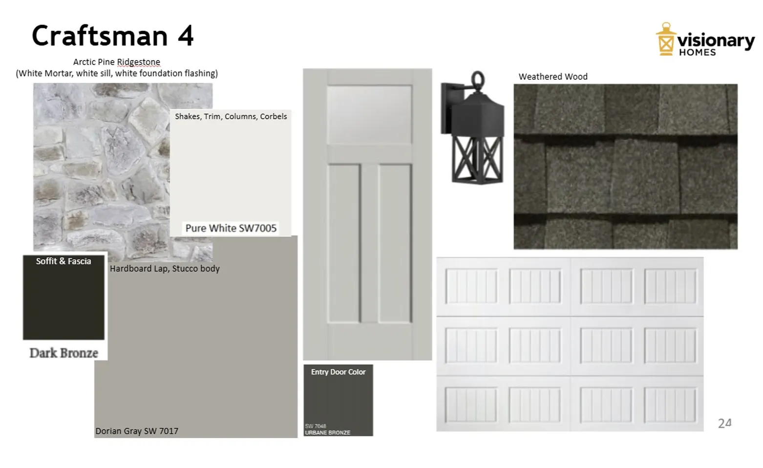 Exterior Selection Sheet