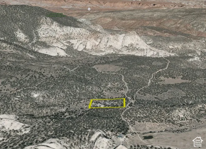 Aerial Plat Map. Representing the delineated boundaries of the property