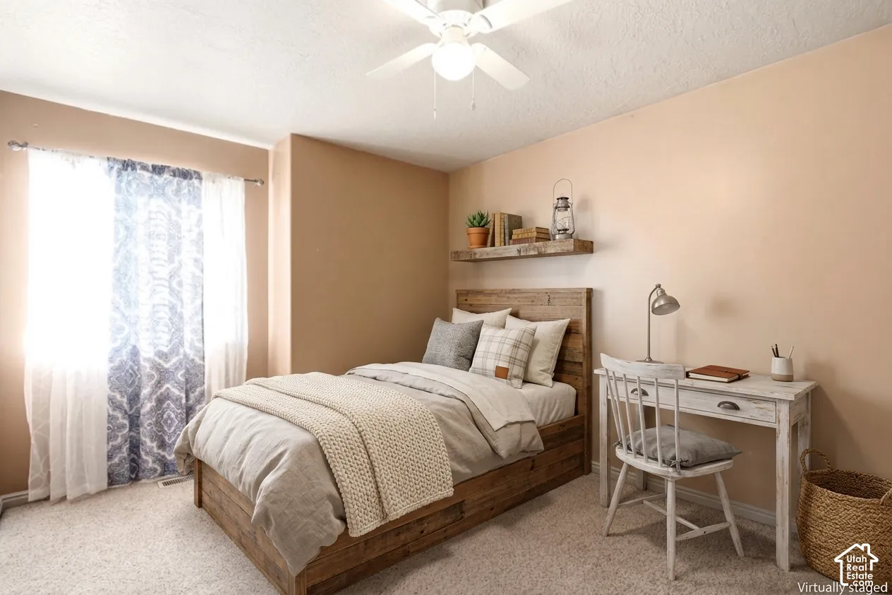 Virtual staging in farmhouse decor