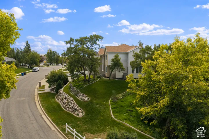 Aerial view from the north