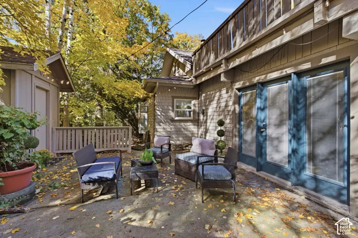 Concrete patio