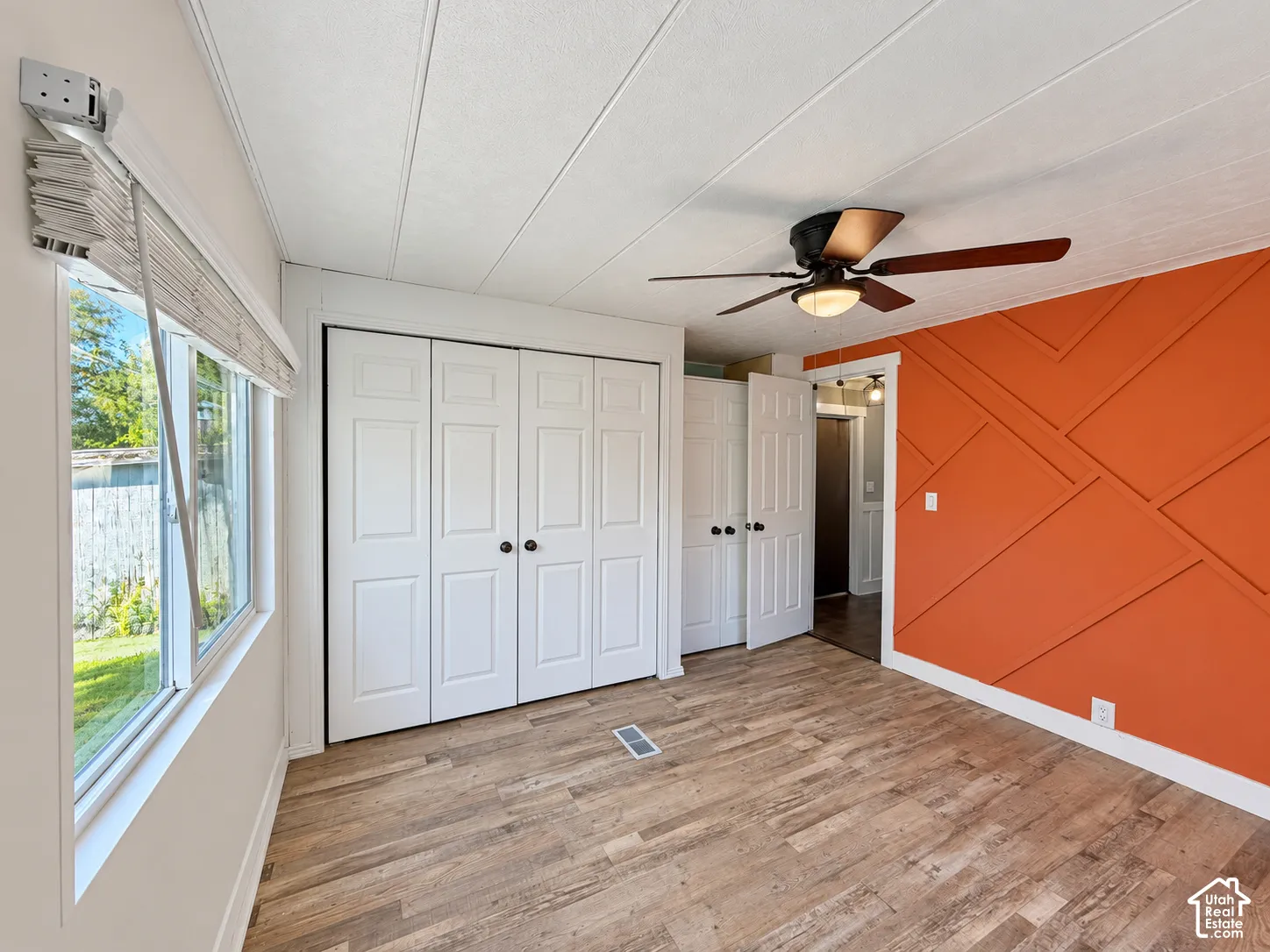 Primary bedroom has 2 closets