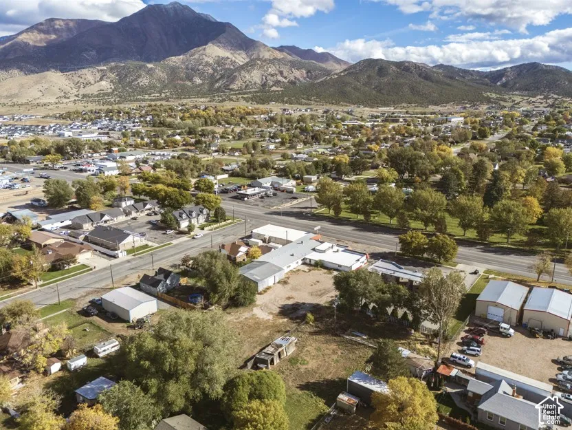 Aerial perspective of property