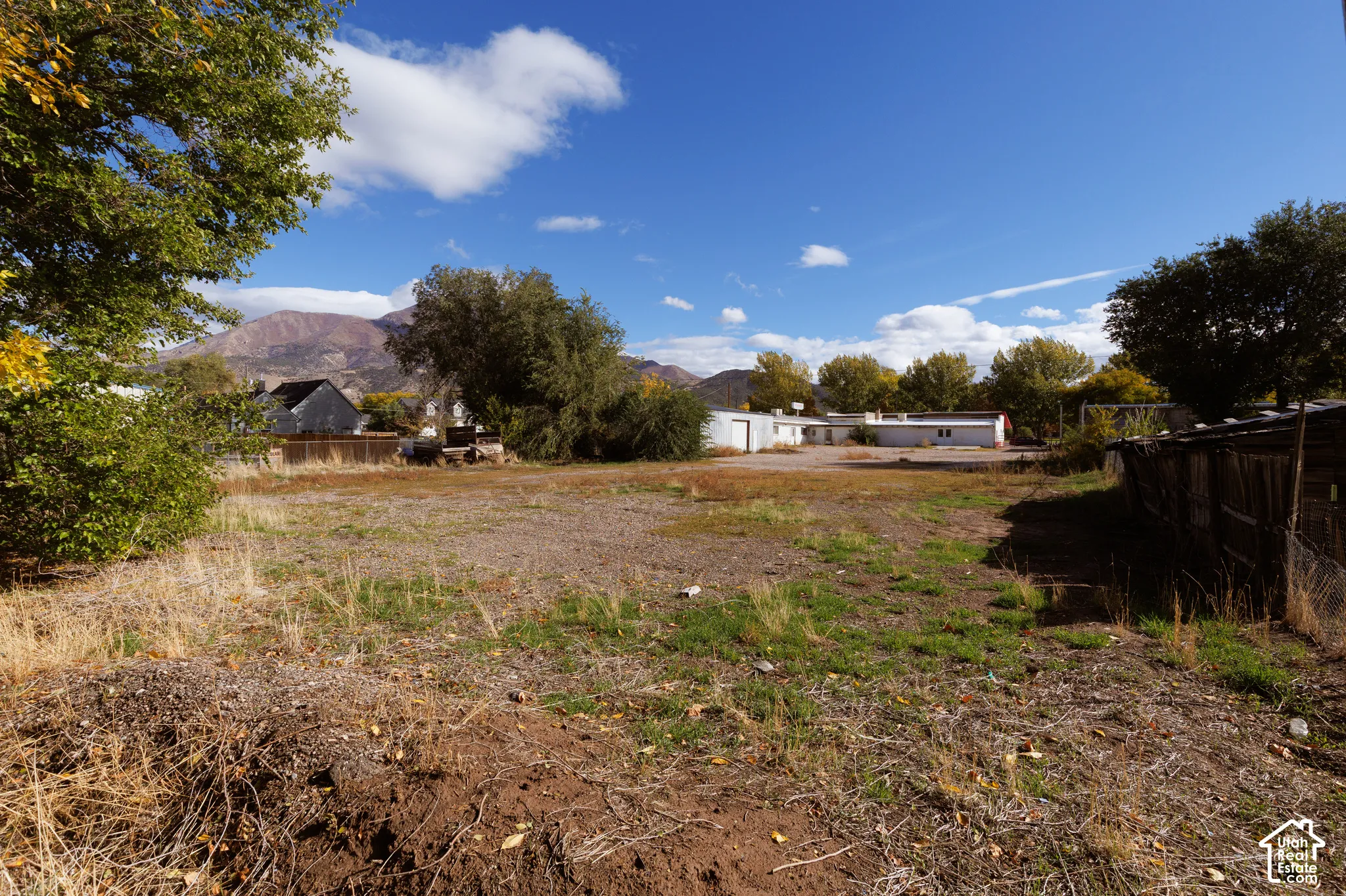 back of lot facing east
