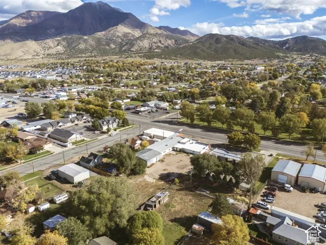 Aerial perspective of property