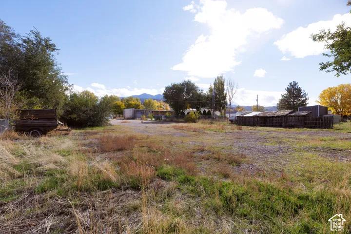 back of lot facing south