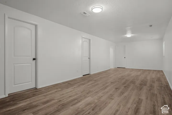 Large family-room, LVP floor and fresh paint