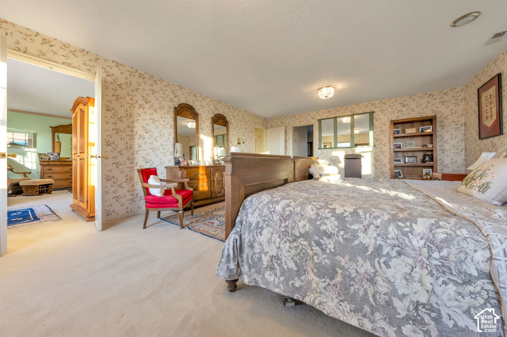 Primary Bedroom connects to balcony and bedroom 4.