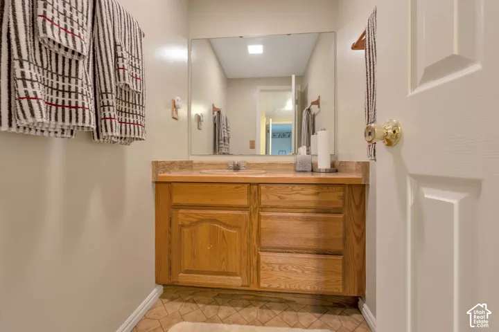 Easily accessible from the garage entrance and the entrance into the pickleball/basketball/racquetball court.
