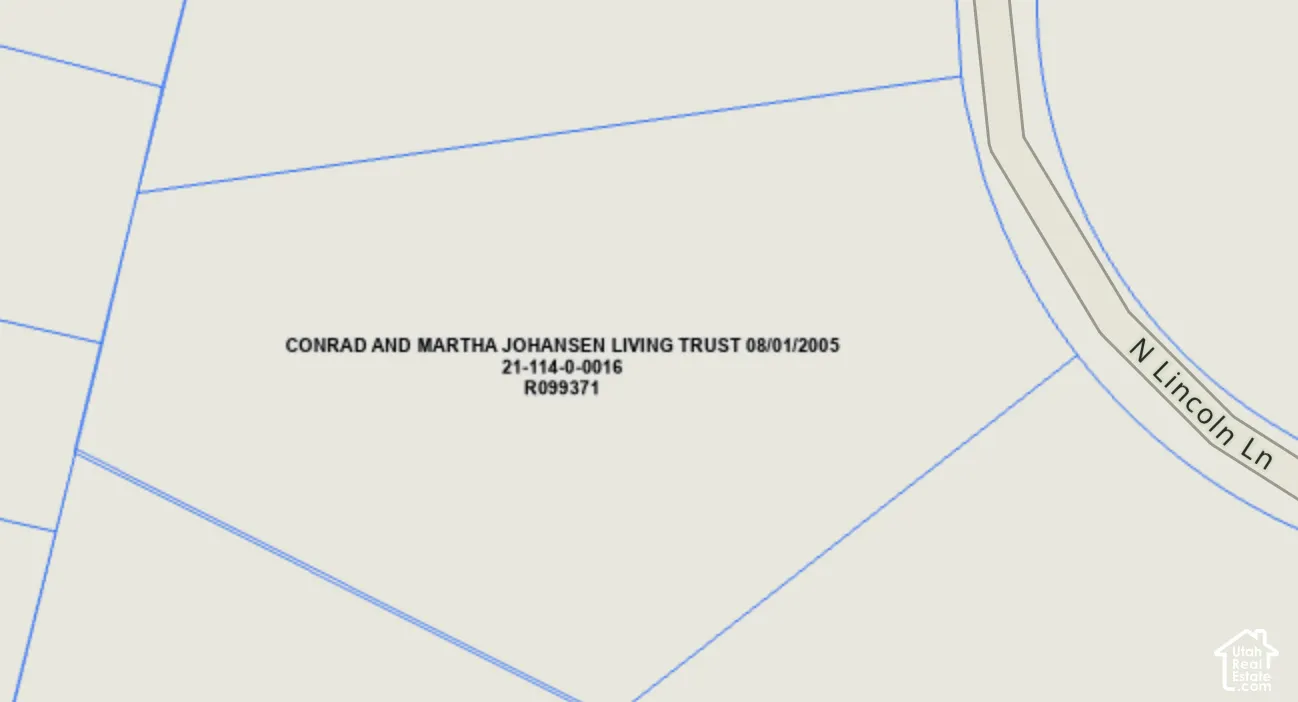Tax Map, Parcel Identification. Displaying owner details and parcel record numbers for the property