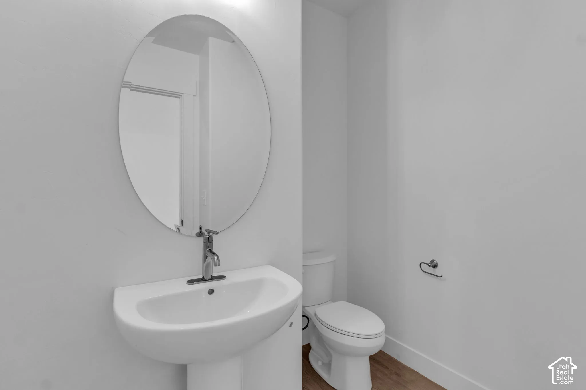 Powder bath on main level.