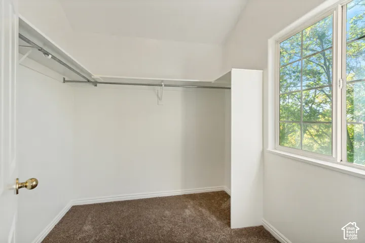 2nd level primary bedroom walk-in closet (west)