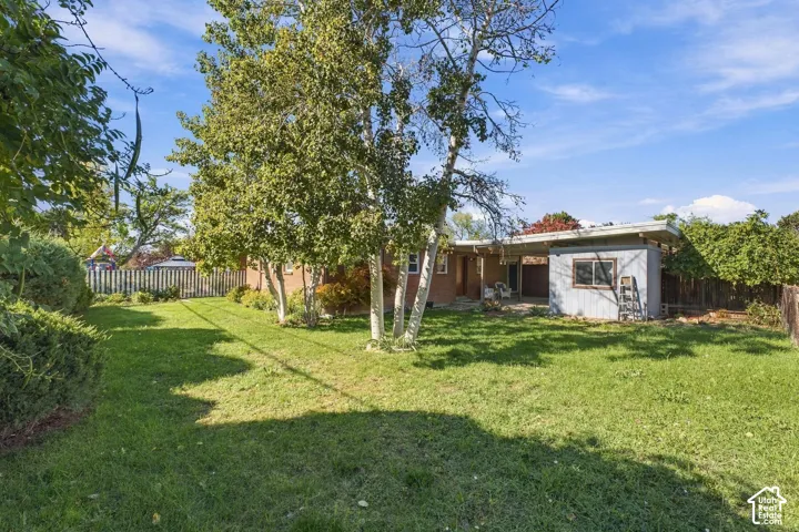 Spacious and beautifully maintained yard