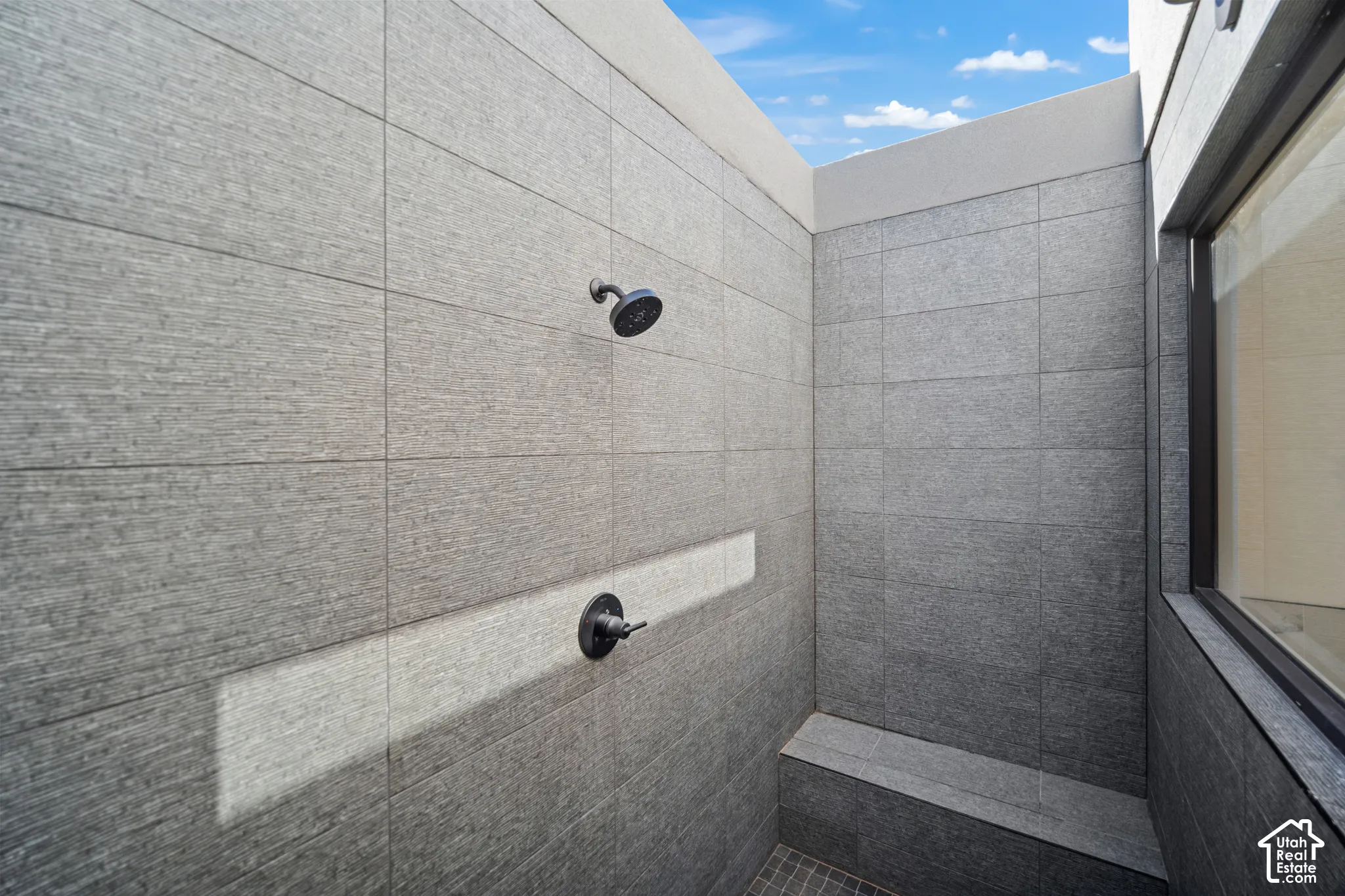 Main primary bath private open-air shower