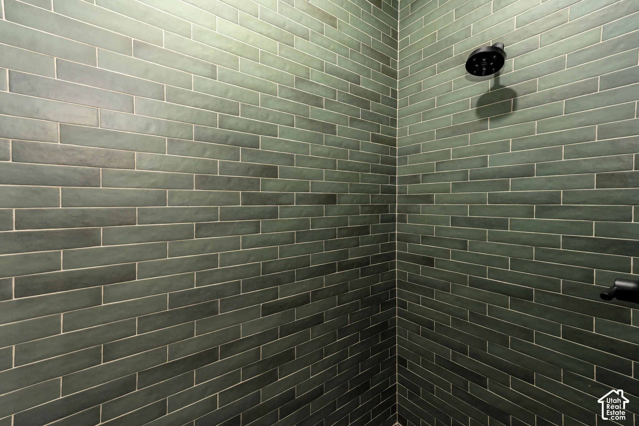 Bunk room bath shower with detailed tile