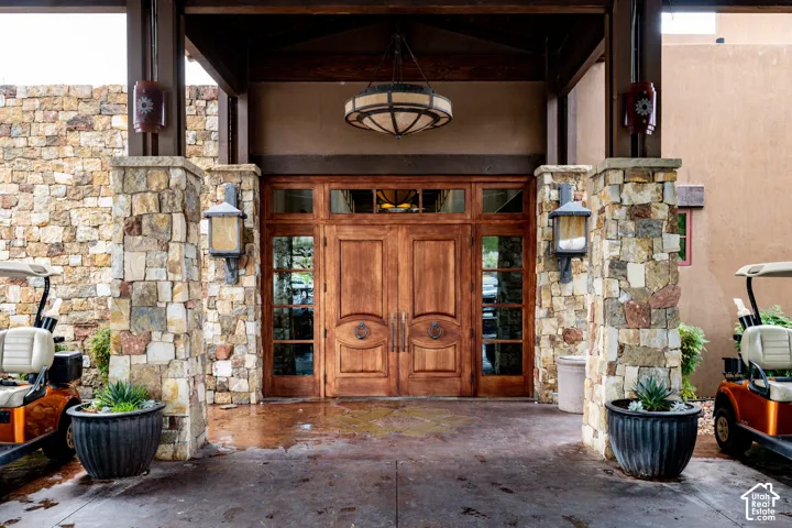 The Ledges clubhouse entry (community amenity)