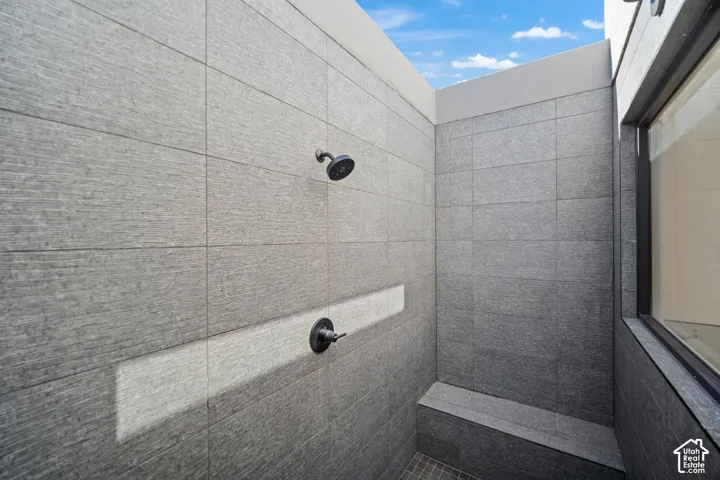 Main primary bath private open-air shower