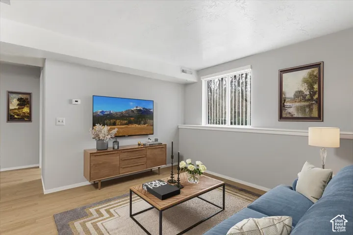 Virtually Staged Living Room Disclaimer: This image has been virtually staged. The furnishings and d