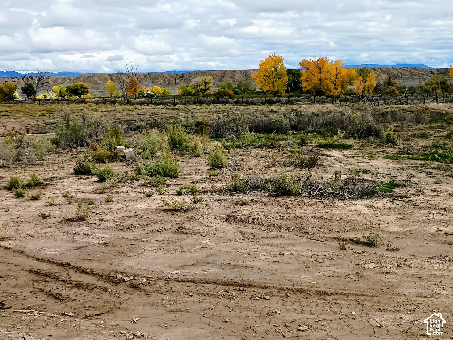 Expansive land parcel featuring desert topography, native vegetation, and a mountainous backdrop
