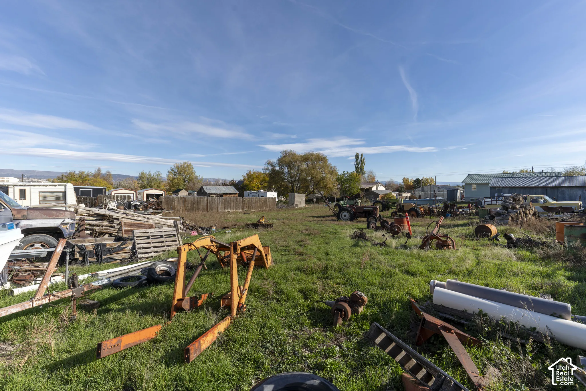 Expansive lot featuring open green space and mature trees