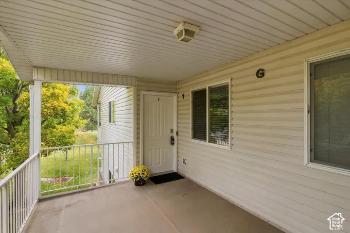 Front door of this darling unit!