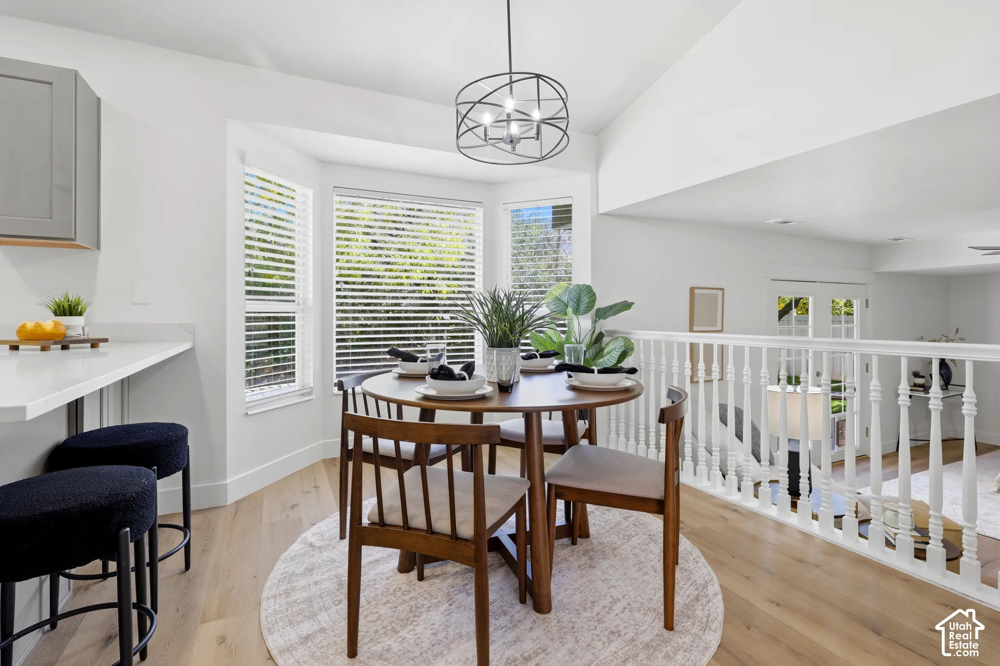 Bright and inviting dining area