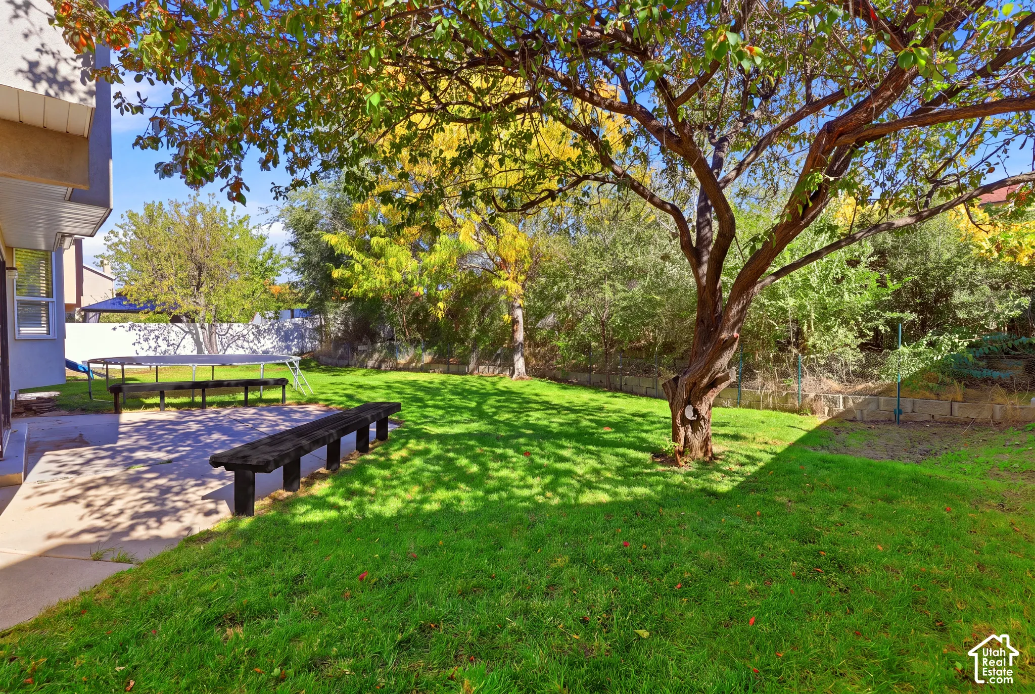 East facing secluded backyard  No backyard neighbors, it backs to a walking trail.
