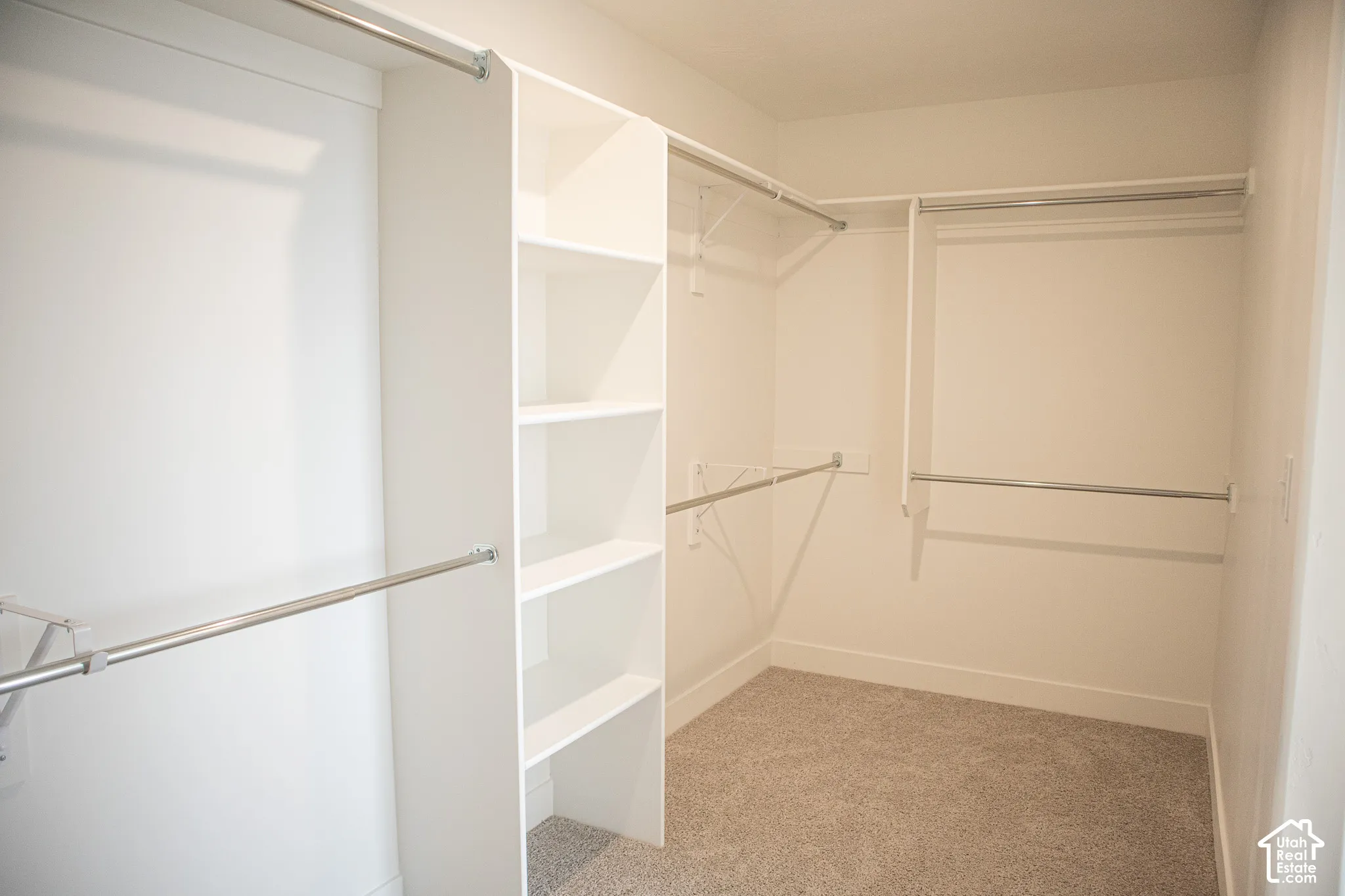 Walk-in closet for primary bedroom
