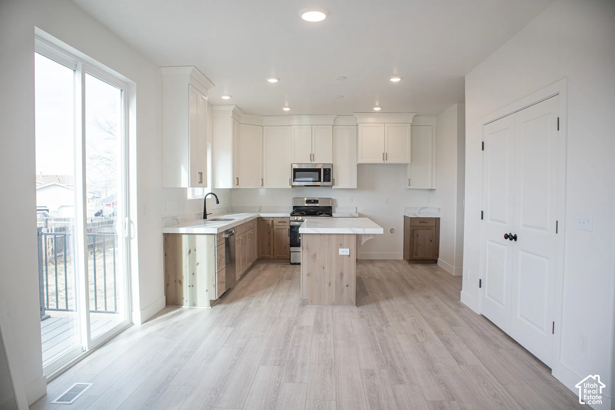 Kitchen and dining area