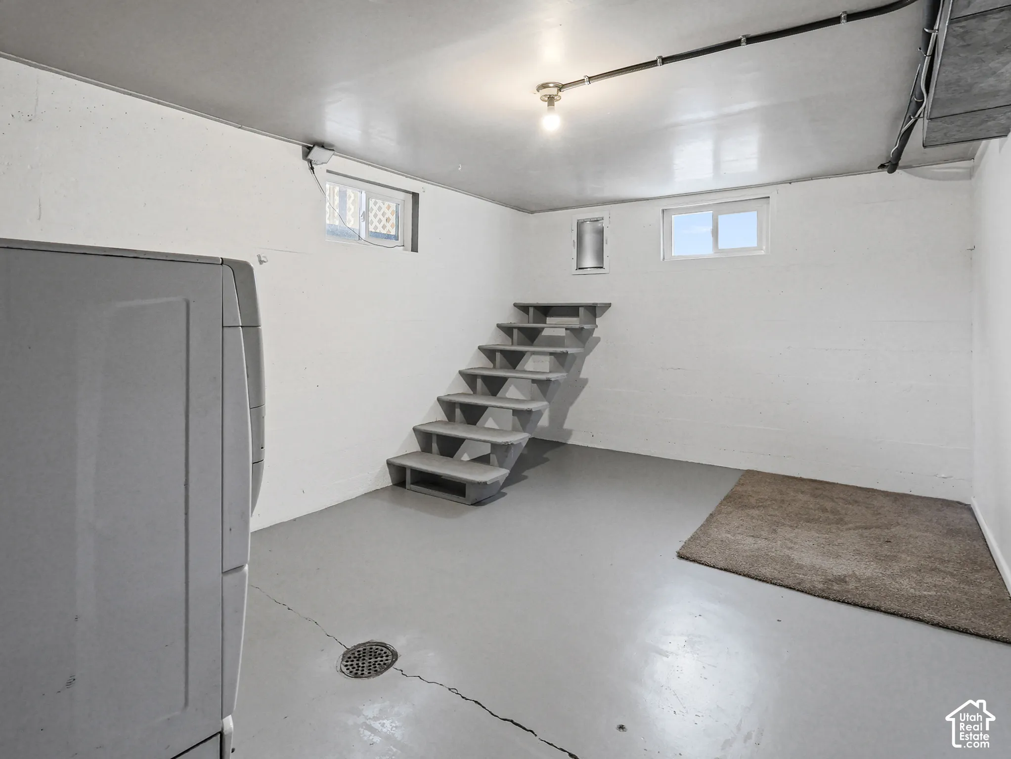 Stairs to dog door