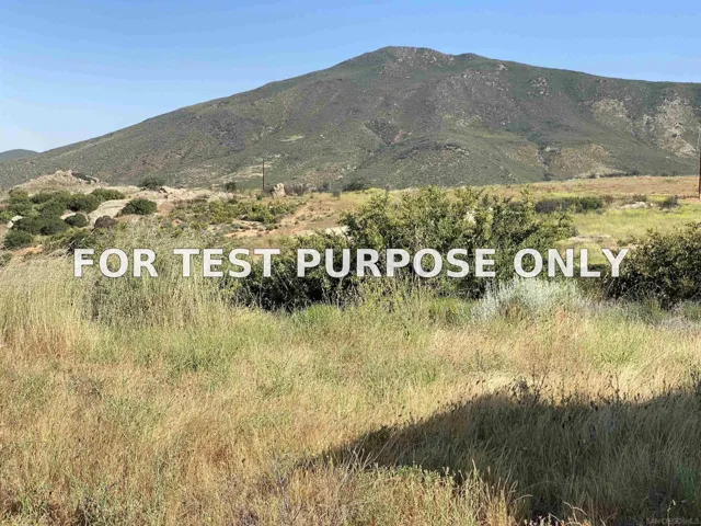 Demo/Test Data 000 Hwy 94 Unit 7a, Potrero, Ca 91963