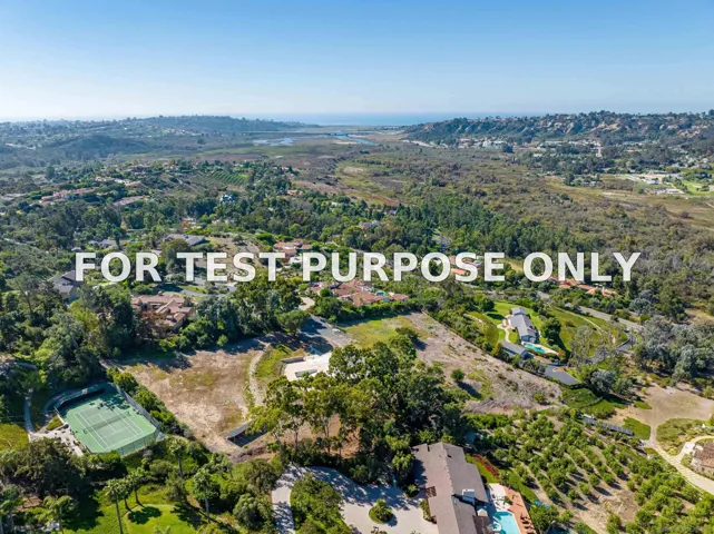 Demo/Test Data 4397 Camino Privado Unit 0, Rancho Santa Fe, Ca 92067