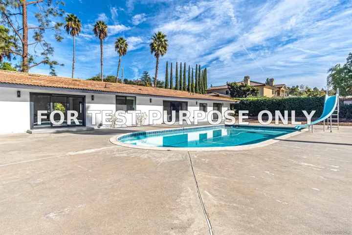 Demo/Test Data 12821 Avenida La Valencia, Poway, Ca 92064