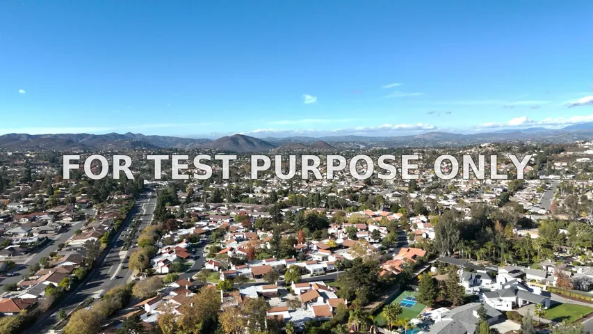 Demo/Test Data 12821 Avenida La Valencia, Poway, Ca 92064