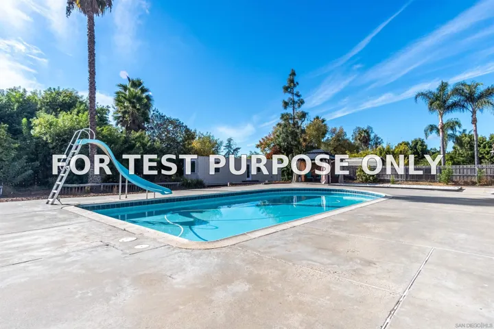 Demo/Test Data 12821 Avenida La Valencia, Poway, Ca 92064